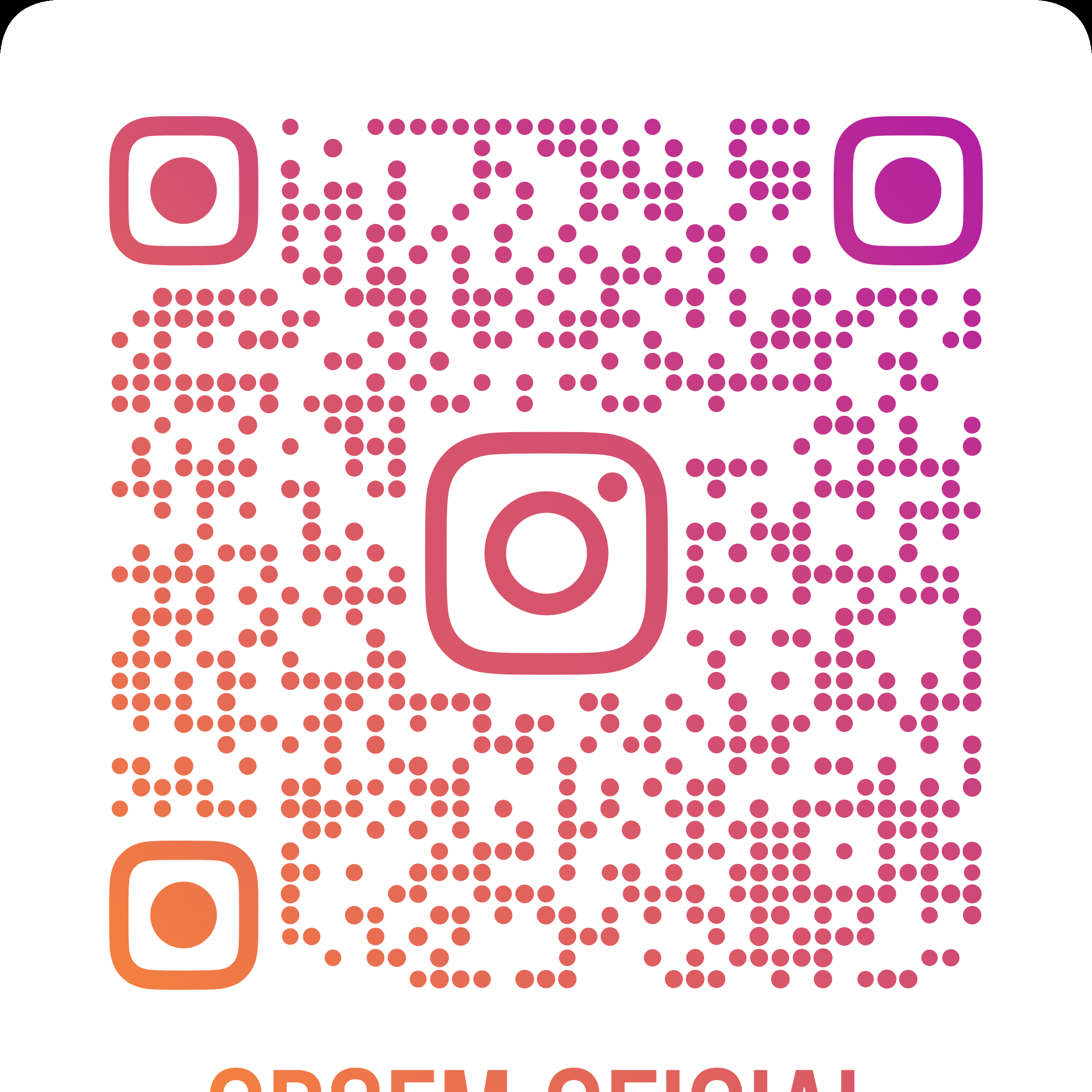 QR Code para o Instagram da ORSEM